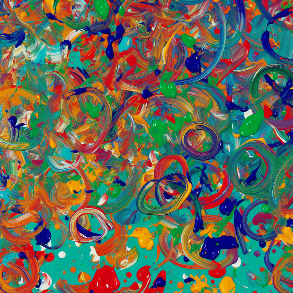 Completed Toddler Finger Painting A completed finger painting artwork by a toddler, featuring vibrant colors and creative designs.