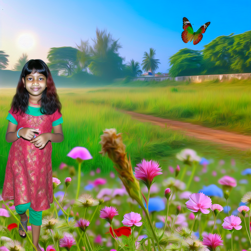 Encouraging a Child's Exploration in a Safe Outdoor Environment A young child exploring a safe outdoor environment, surrounded by soft colors of nature, emphasizing freedom and independence.