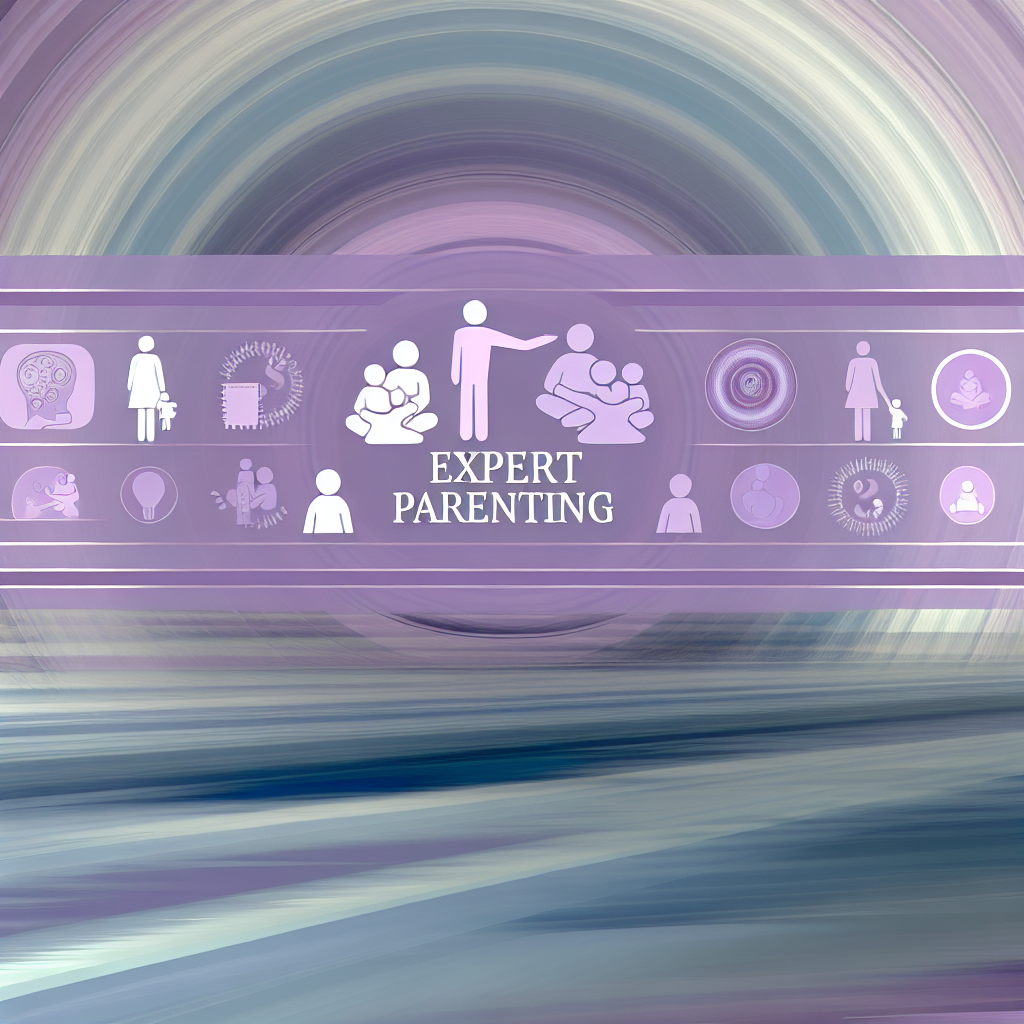 Expert Insights on Effective Parenting Styles A visual representation of expert parenting advice, incorporating soft purples and blues.