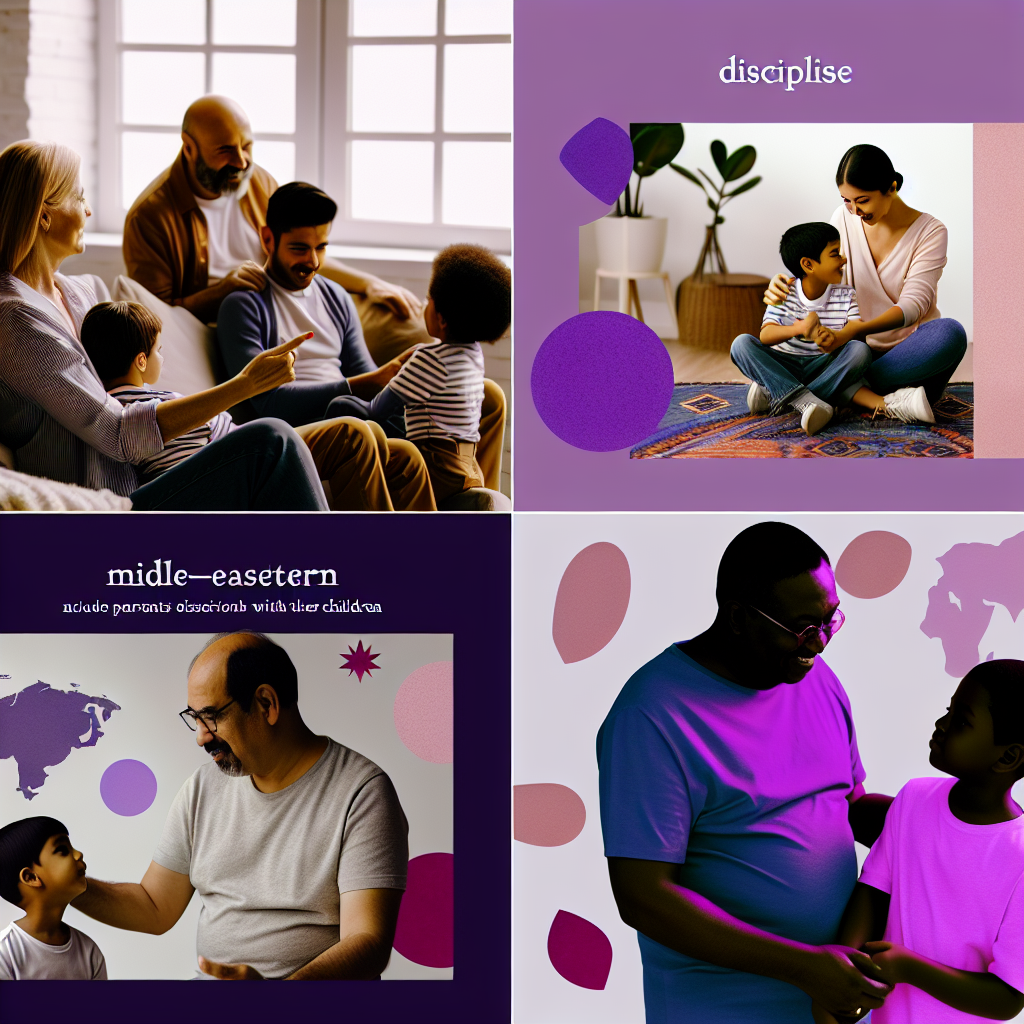 Understanding Parenting Styles Visual representation of different parenting styles illustrating love and discipline, in soft purples and blues.